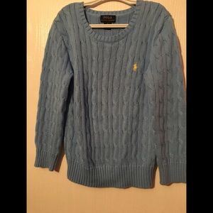 Ralph Lauren cable- knit cotton sweater